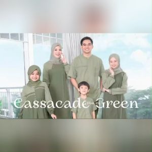 Terbaru Seply Selia 160 Gamis Anak Cascade Green Dobby Crepe Premium Busui Wudhu Adem Saku Eksis 252