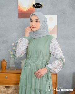 Yessana Hijab Terbaru Malaika dress Rayon Premium COD ✔️