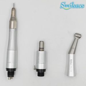 Smileace | Dental Low Speed Handpiece Kit FX Series Contra Angle Mini Air Motor 2/4 Holes Available for Dentist Straight Handpiece Set