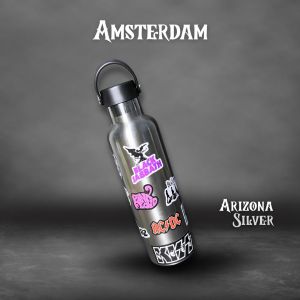 TUMBLER Arizona Premium Stainless Stell Double Wall 750ml Stiker Band Botol Minum Termos