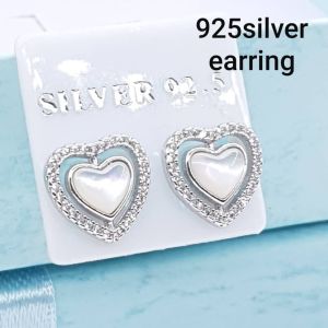 Sepasang(E-8340)Subang telinga perak 925 /anting-anting/earring 925 silver