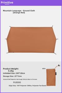 The Primitive | Portable Rainproof Lightweight Tent For Hiking Overnight Use