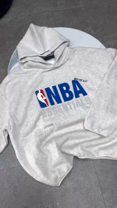 [Chính Hãng] Áo Hoodie Thời Trang Fear Of God Essentials x NBA Black - 192AL246401F | Beater 8.10