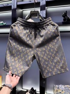 Quần Short Nam Thường Ngày Cao Cấp Họa Tiết Hoa Mùa Hè Năm 2025 Thời Trang Ngoài Trời Bãi Biển Quần Năm Mảnh Cạp Vừa Dài Năm Mảnh