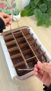Loyang Sekat Kue Brownies Anti Lengket High Carbon Steel