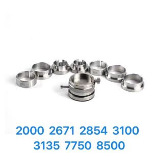 HOT 8 in 1 Stainless Steel Watch Movement Holder for 2000/7750/2824/3135/2671/3100/8500 with a rotatable base Watch Repair Tools