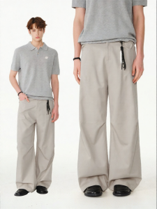 FORNINES | Loose Straight Casual Four Seasons Paratrooper Pants