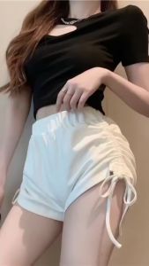 Quần RÚT DÂY cạp cao xẻ tà đẹp phong cách thời trang trẻ trung duyên dáng năng độngCÓ SIZE ĐẠI  [ Shop Phát Tài 90 ]