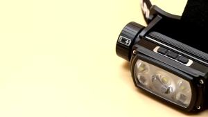 ESMARTER | Sensor LED Headlamp White 3 Switch 18650 21700 Headlight Torch Flash Red Light USB Type C Power Bank Flashlight