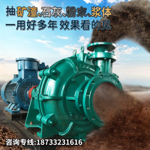 22Kw8-Inch 6-Inch Coal Yard Horizontal Slurry Pump 4/3 Wear-Resistant Slurry Pump Mine Sand Suction Pump Large 100Zj
