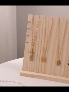 Khung Trưng Bày Trang Sức Gỗ Sáng Tạo Giá Đỡ Mặt Dây Chuyền Chắc Chắn Giá Đỡ Dây Chuyền Thời Trang Bao Bì & Trưng Bày Trang Sức Gỗ