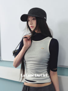 La lune Du ciel | Quần Áo Knitwear Ôm Body Thời Trang Đục Lỗ