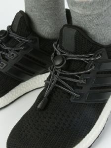 C U LACING | Easy-to-Use Elastic Shoelaces Round Adjustable Black