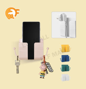 ELF Mall กล่องเก็บรีโมทติดผนัง ชั้นวางโทรศัพท์มือถือ คอนโทรลติดผนัง กล่องเก็บเก็บเก็บรีโมท กล่องเก็บรีโมทคอนโทรลติดผนัง สำหรับการเก็บและเชื่อมต่อโทรศัพท์มือถือ