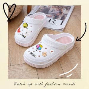 QXshop มาใหม่ รองเท้าแตะหัวโตแฟชั่นวัสดุยางพื้นนิ่มสวมใส่สบาย มีให้เลือกหลากหลายสี แมทช์ได้กับทุกลุค ไปพร้อมตัวติดด้วยนะ จิ้มเล๊ย