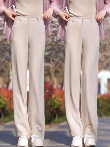 MEITESIJIAONU | Lightweight New Summer Drop Crotch Trousers Slim Straight