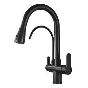 MEIZIJIE | Triple Function Pull Down Copper Water Faucet