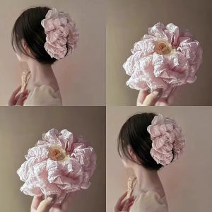 Multi-Layer Cloud Bubble Butterfly Knot Hair Clip Womens Headwear Super Fairyish Volumizing Shark Clamp Updo Retro Sweet Hair Accessories