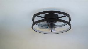 Bedroom Fan Light Ceiling Fan with Light High Wind Power Sealing Fan LED Lighting Integrated Ceiling Lamp Fans for Home Living