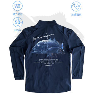 Nam Nhẹ Thoáng Khí Quần Áo Câu Cá Ice Lụa Mũ Chống Nắng Dài Tay Bộ Đồ Câu Cá Co Giãn Bộ Trang Phục Câu Cá Biển Mùa Hè