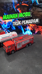 Diecast Miniatur Mainan Mobil Blind Truk Pemadam Kebakaran Action Fire Rescue Besi Metal