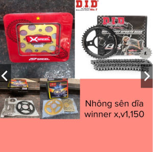 Bộ nhông sên đĩa dĩa nsd xích winner x did v1 150 chính hãng