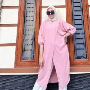 Long Tunik Terbaru Atasan Wanita Premium Airflow