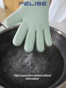 Pelise Glove Kitchen Microwave Heat Insulation Thickened Resistant Pot Heat Proof Gloves Oven Gloves