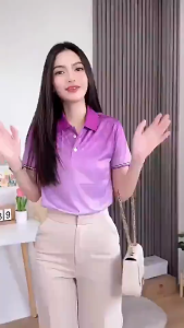 áo Polo Fit ขวางคลาสสิก สำหรับชายหญิง ปริ้นลายกล้วยไม้ไทย 3D Sublimation ผ้า cotton polyester ผสม นุ่มนวล มีระบายอากาศ ยอดซึมความชื้น สไตล์การแต่งกายทันสมัย สะดวกสบาย สำหรับการสวมช่องวันและงานชั้นกลาง