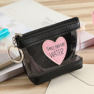 กระเป๋าใส่เหรียญสตอรี่น่ารักสไตล์เกาหลีสำหรับผู้หญิง กระเป๋าสตางค์หนังยาง กระเป๋าสตางค์แบบถือได้ กระเป๋าใส่เหรียญแบบกระต่ายน่ารัก