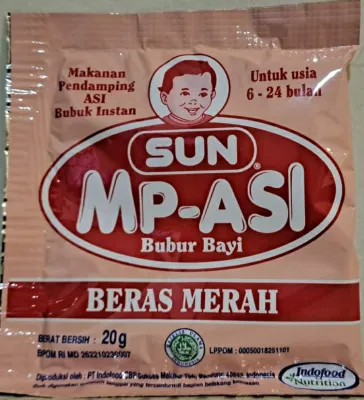 SUN MP-ASI Bubur Bayi 20 gram 1 Renceng (isi 12 scht)