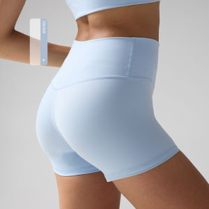 High Elastic Nylon Shorts Fitness Sport Yoga Short Running Cycling Womens Leggings Quick Dry Breathable High-Waisted Leggings🩳