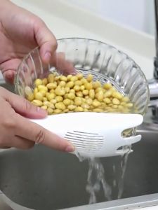 Newyorkbigsale ที่ซาวข้าว ไม้ล้างข้าว ที่กรองอาหาร ที่ตักข้าว อุปกรณ์ล้างข้าว No.Y892