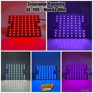 Stoplamp Running GL 100 / GL Kotak / Honda Win 11 mode Led Strip (wajib dc)