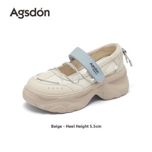 Agsdon | Outdoor Hiking Climbing Sandals Thick Heel Elevation