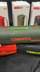 Tranyoo T-B17 30W Dual Channel Speaker with Bluetooth 5.4 Up to 10 Hours Playtime Portable Design with Carry Strap.