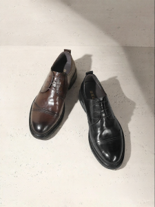 Belle | Fleece Lined Height Increasing Thick Sole Mens Wedding Business Genuine Leather Shoes