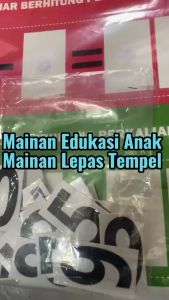 Mainan Montessori Untuk Anak: Belajar Angka & Interaktif