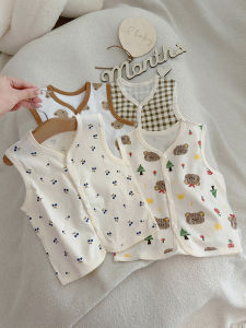 cat and  fish | Summer Cotton Sleeveless Vest for Children