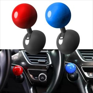 2024 Start Button Pressed To Start Car Ignition Button Cover Car Engine One Button Start Button Protection Cover Decoration