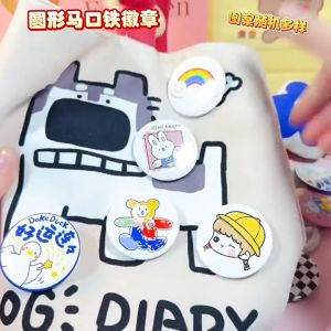 🔥ส่งเร็วทันใจ🔥ร้านไทย100%🔥เข็มกลัด ลายการ์ตูนสุ่ม เข็มกลัดญี่ปุ่น เข็มกลัดหมี ลายการ์ตูนน่ารัก เข็มกลัดตกแต่งกระเป๋า เข็มกลัดของแจก อะคริลิค ทรงกลม ลายการ์ตูนอนิเมะ เหมาะกับของขวัญเพื่อน สําหรับตกแต่งเสื้อผ้า พร้อมส่ง ราคาถูก คุ้มค่าคุ้มราคา