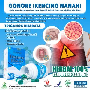 Triganos Bharata Original - Obat Sipilis dan Kencing Nanah Paling Ampuh - Garansi 100% Asli