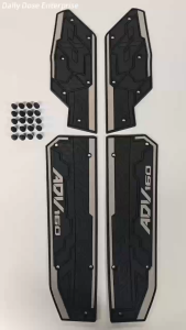 Premium Honda ADV 160 Floor Step Board Rest Carpet Mat with Bolts 4PCS Motorcycle Accessories