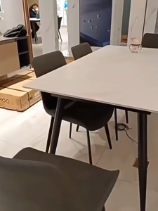 120CM/130CM Dining tablesintered stone table and chairs 2025 new household small apartment dining table square tablesimple table