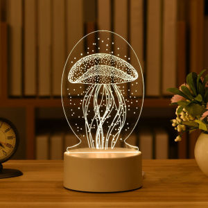 Đèn Ngủ LED Neon 3D Acrylic Sử Dụng Nguồn USB Trang Trí Bàn Cạnh Giường Ngủ Lý Tưởng Cho Không Khí Lãng Mạn Trong Ngày Sinh Nhật & Ngày Lễ Tình Nhân