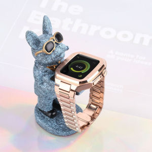 Luxury Modification Kit For Apple Watch Series 9 8 7 45mm 6 5 4 SE 44mm Metal steel Band For iWatch DIY Mod kit Bezel Case Band