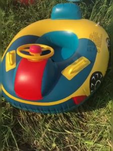 ALIA Pelampung Renang Duduk Bayi Karakter Perahu Mobil Mobilan Ada Setir