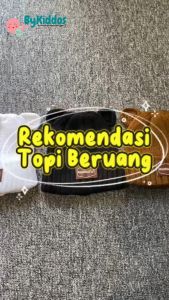 ByKiddos - Topi Rajut Anak Motif Kuping / Topi Rajut Bayi Motif Kuping / Topi Kupluk