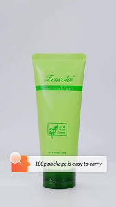 Aloe Vera Facial Body Exfoliator Gel Removes Dead Skin & Brightens Complexion Prevents Blackheads Deep Cleansing Exfoliant