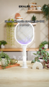 IDEALIFE Raket Nyamuk Electric Mosquito Swatter MS-1001